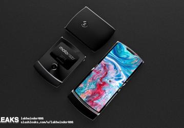 Так может выглядеть смартфон-раскладушка Moto RAZR 2019 с гибким экраном