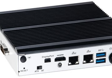 Промышленный ПК MSI MS-9A97 рассчитан на монтаж на DIN-рейке