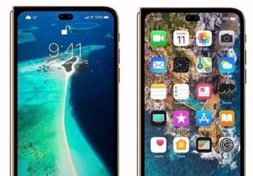 Как бы выглядел складной iPhone, если бы его выпустили сегодня?