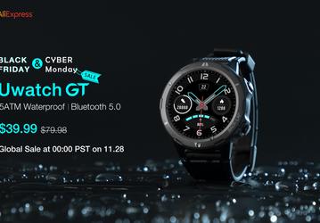 Водонепроницаемые умные часы Umidigi Uwatch GT работают 2 недели без подзарядки и стоят всего $40