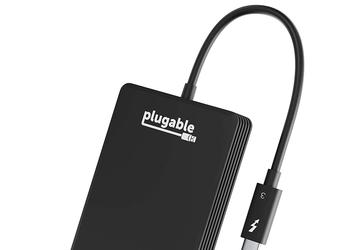 Твердотельные накопители Plugable с интерфейсом Thunderbolt 3 обеспечивают скорость чтения до 2800 МБ/с