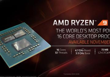 Очень дорогой Ryzen 9 3950X и сверхдешёвый Athlon 3000G — AMD представила ещё два новых CPU