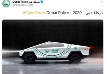 Полиция Дубая стала в очередь за Tesla Cybertruck