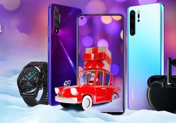 Новогодний подарок Huawei: скидки до 15 тысяч рублей на смартфоны и не только
