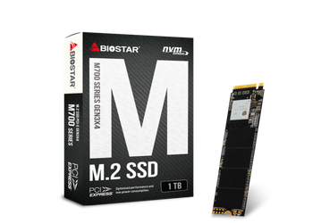 Объем накопителей Biostar M700 увеличен до 1 ТБ