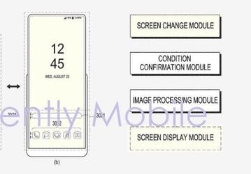 Слайдер Samsung с растягиваемым дисплеем