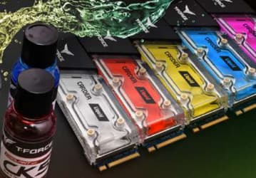 Набор цветных охлаждающих жидкостей T-Force CK5 предназначен для SSD