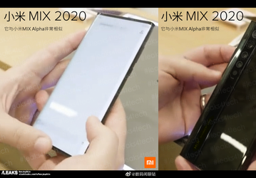 Xiaomi Mi Mix 4 наконец засняли во включенном состоянии