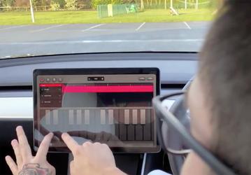 Новое обновление превращает машины Tesla в музыкальные инструменты