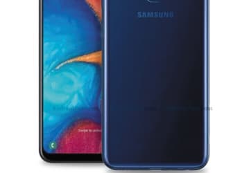 Бюджетный смартфон Samsung Galaxy A20e позирует на рендерах: экран Infinity-U и сдвоенная камера на месте