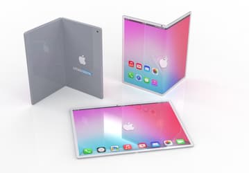 Ответ сооснователю Apple. Так может выглядеть складной iPad с гибким экраном