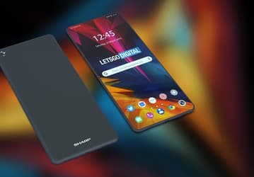 Сгибающийся смартфон Sharp складывается в двух местах