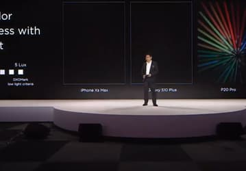 Очень странное сравнение. Huawei принижает возможности камер конкурентов, рекламируя Huawei P30 Pro