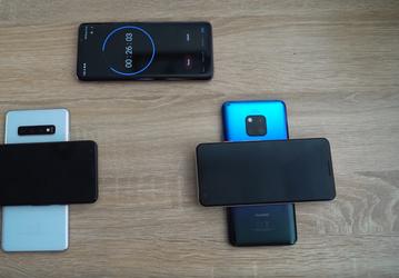 Реверсивная зарядка у Samsung Galaxy S10+ оказалась существенно мощнее, чем у Huawei Mate 20 Pro