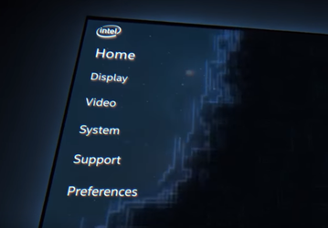 Intel дразнит рекламой новой панели управления для своих интегрированных GPU