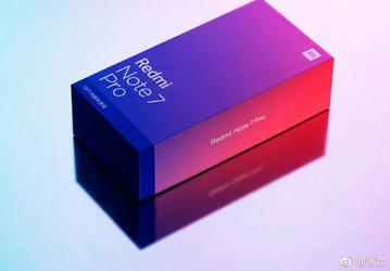 Градиент повсюду. Глава Xiaomi показал коробку смартфона Redmi Note 7 Pro