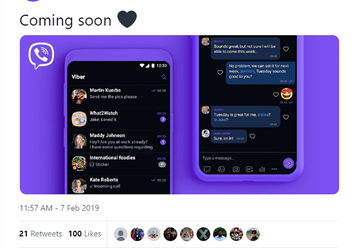 Мессенджер Viber получил тёмную тему и долгожданный нормально работающий поиск