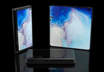 Сгибающийся смартфон Samsung Galaxy Fold 2 показан со всех сторон в качественном ролике