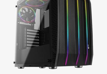 Корпус AeroCool Klaw украшен характерными «отметинами» на передней панели