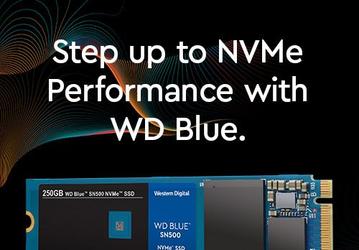 Представлен твердотельный накопитель WD Blue SN500 NVMe 