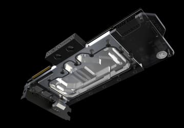 Основание водоблока EK-AC GeForce RTX D-RGB изготовлено из алюминия