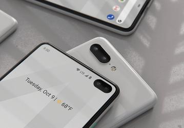 Врезанные в экран камеры в каждой модели: опубликованы новые рендеры Google Pixel 4 и Pixel 4XL