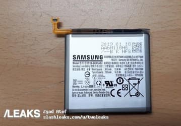 Samsung Galaxy A80 (Galaxy A90) получит аккумулятор емкостью 3700 мА•ч