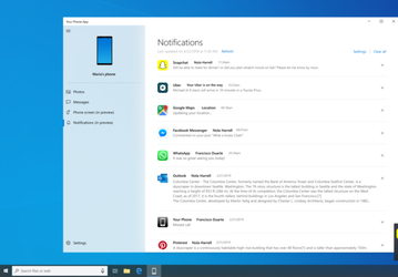 Microsoft запустила «отзеркаливание» оповещений Android на Windows 10 