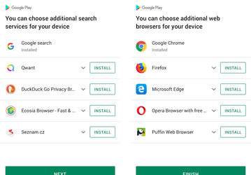 Google меняется. Компания вскоре предоставит европейским пользователям Android выбор поисковых систем по умолчанию 