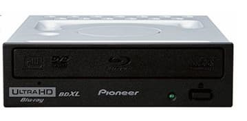 Внутренний оптический привод Pioneer BDR-212JBK поддерживает 4K Ultra HD Blu-ray