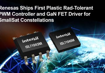 Renesas Electronics выпускает первые радиационно-стойкие микросхемы контроллера ШИМ и драйвера в пластиковых корпусах