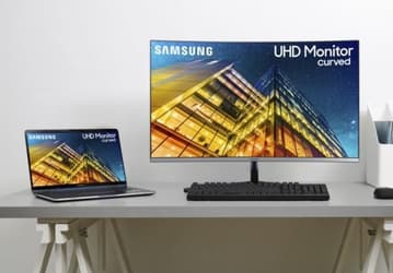 В России стартовали продажи изогнутого монитора Samsung UR59C с разрешением 4K UHD