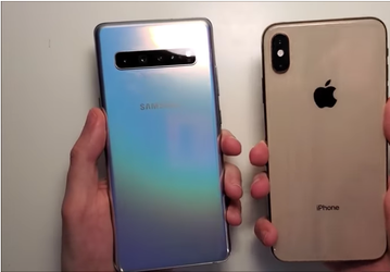 Видео дня: Samsung Galaxy S10 5G сравнили с Apple iPhone XS Max по скорости