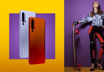 С четверной камерой наголо и с экраном без всяких вырезов. Honor 20 Pro позирует на красочных рекламных постерах