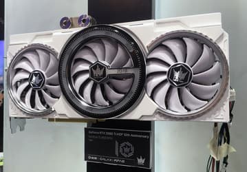 Galax GeForce RTX 2080 Ti HOF 10th Anniversary Edition — одна из самых огромных и красивых видеокарт в мире