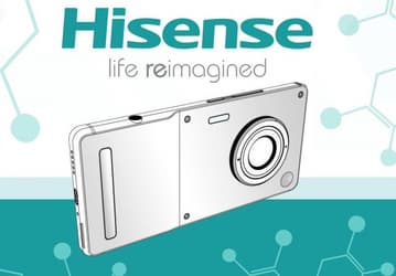 Смартфон HiSense с огромным объективом выглядит как компактный фотоаппарат