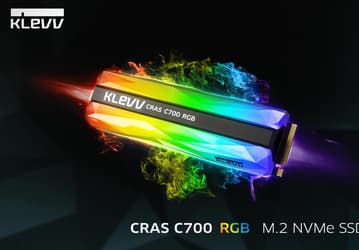 Твердотельный накопитель KLEVV CRAS C700 RGB украшен подсветкой 