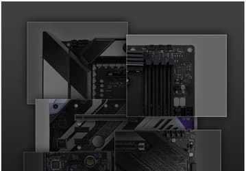 Опубликован коллаж из изображений системных плат Asus на чипсете AMD X570