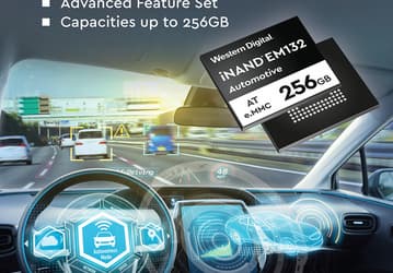 Представлен автомобильный твердотельный накопитель Western Digital iNAND AT EM132 