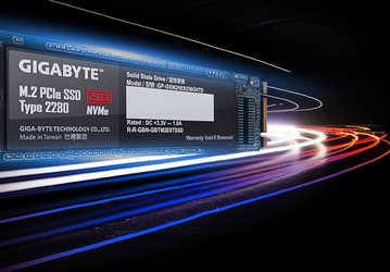 Очень быстро. Gigabyte покажет SSD с интерфейсом PCIe 4.0 и скоростью передачи данных в 5000 МБ/с