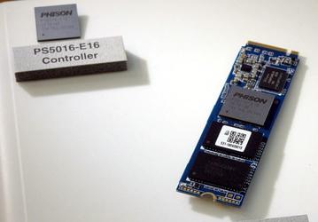 Контроллер Phison PS5016-E16 предназначен для SSD с интерфейсом PCIe 4.0