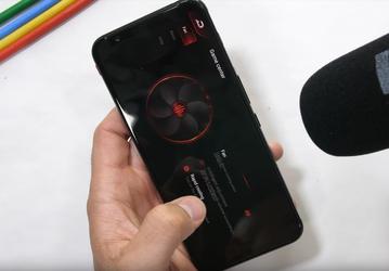Видео дня: испытание на прочность первого в мире смартфона с вентилятором внутри