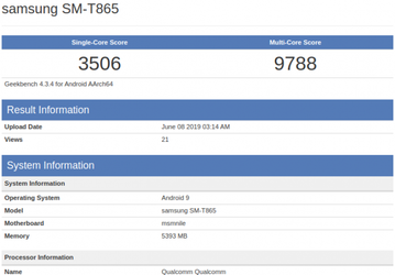 Флагманский планшет Samsung на базе Snapdragon 855 не удивил своей производительностью 