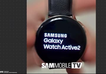 Первые фотографии умных часов Samsung Galaxy Watch Active 2