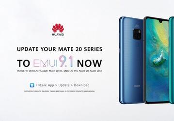 Huawei Mate 20, Mate 20 Pro, Mate 20 X и Mate 20 RS Porsche Design получили обновление до EMUI 9.1