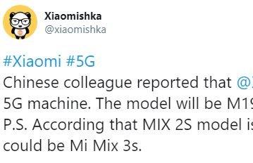 Xiaomi Mi Mix 3s со встроенным модемом 5G выйдет в августе, а Mi Mix 3 подешевеет