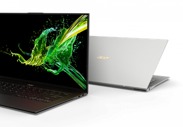 9,95 мм, 890 г, Intel Core i7, 16 ГБ ОЗУ и 14-дюймовый экран. В России появился обновленный ноутбук Acer Swift 7