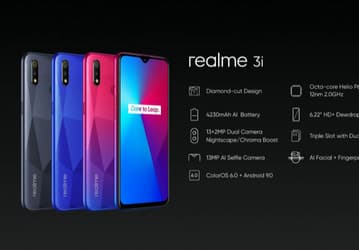 Нужно больше идентичных смартфонов. Представленный сегодня Realme 3i почти не отличается от Realme 3