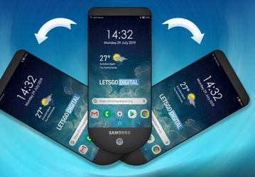 Samsung придумала новый форм-фактор — смартфон-веер
