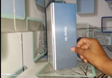 Смартфон Honor 9X засняли вживую